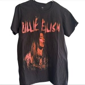 Black Billie Eilish Graphic T-Shirt